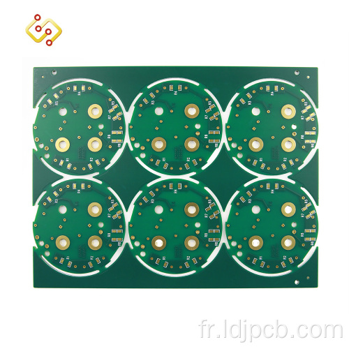 Diagramme électronique de la carte de circuit imprimé 94v0 Hasllf PCB